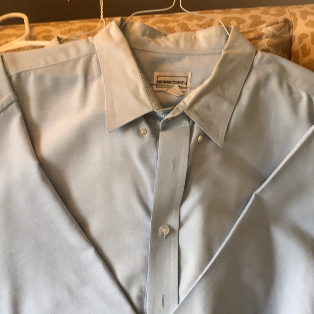 3 Men’s Kings Court dress shirts  Size 20 33/34